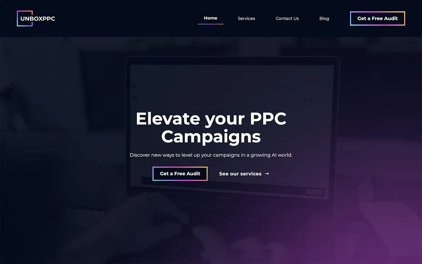 The UnboxPPC website homepage